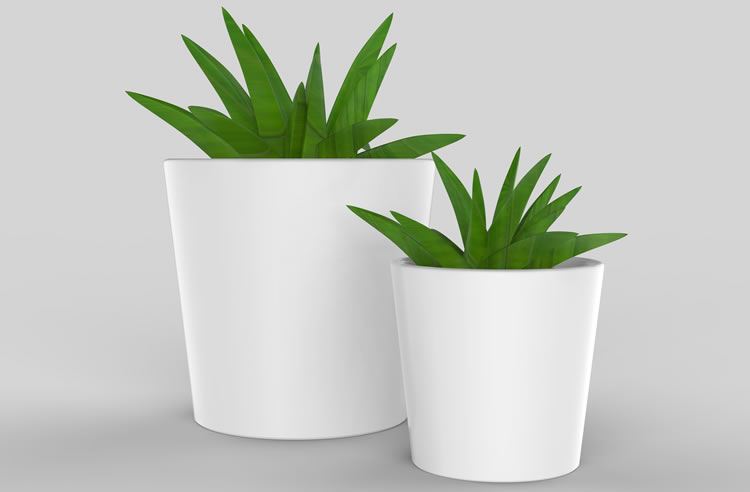Large and small pots image